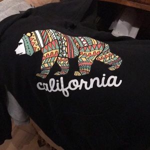 California sweatshirt with hood